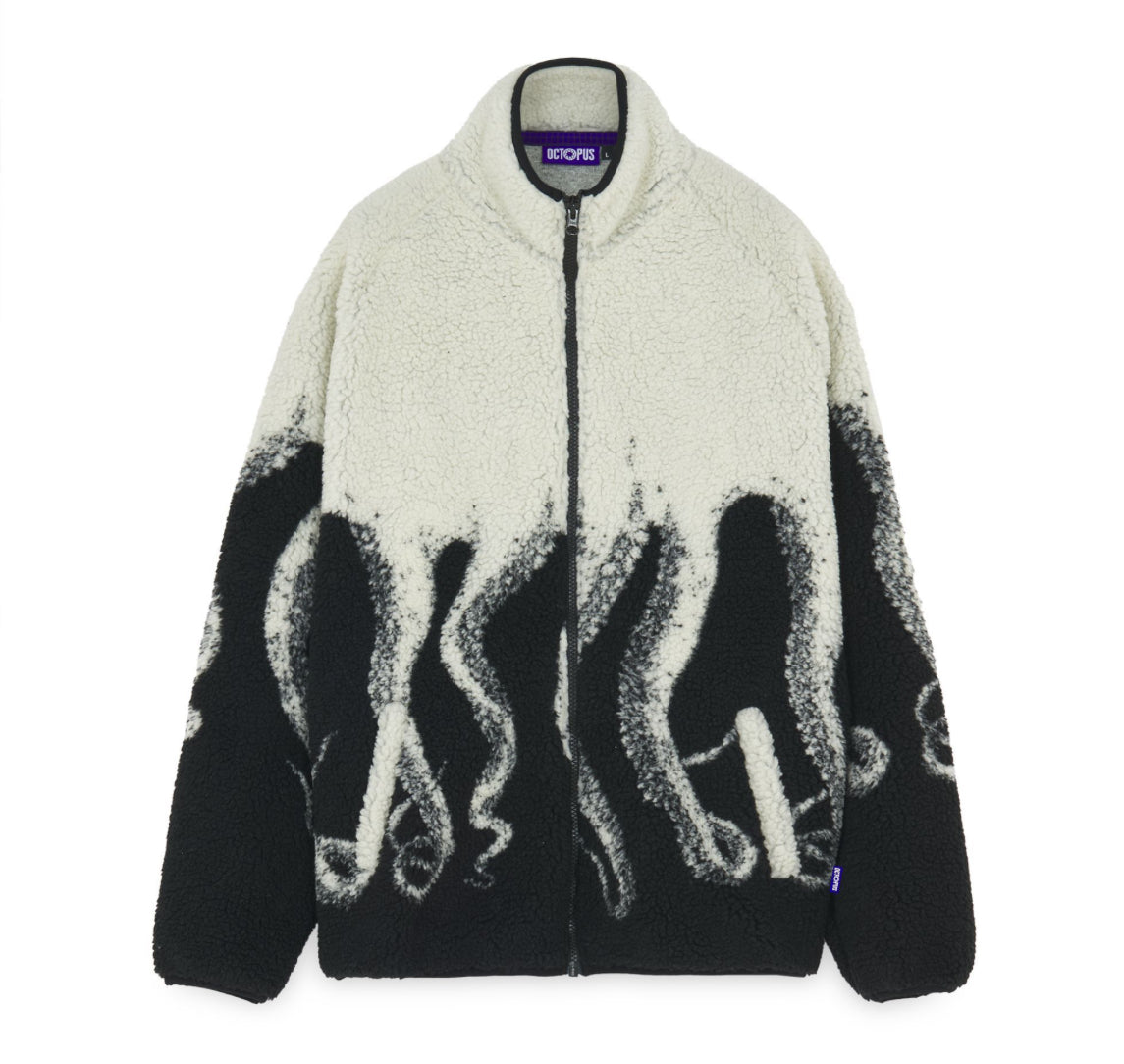 Octopus Sherpa Zip Neck