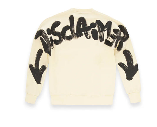 Felpa Disclaimer senza cappuccio